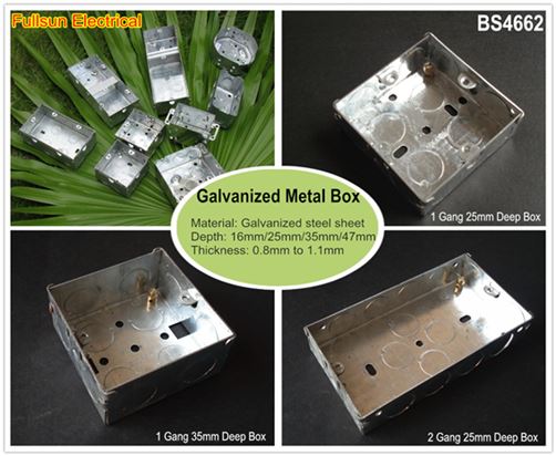 Galvanized Knock Out Box