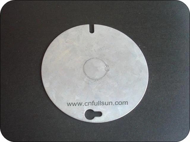 Apvalios metalinės dėžutės dangtelis