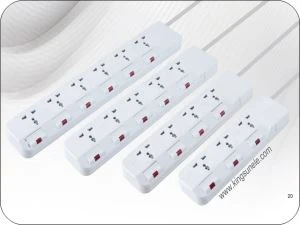 5 būdų pratęsimo lizdas SASO sertifikuotas namų naudojimui