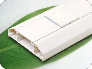Elektros kabelių PVC kanalas lengvai pjaustomas